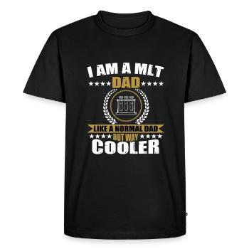 Mlt Dad Outfit Medical Lab Technician - Men's Premium Organic T-Shirt - black - Front - Nico (187cm)
