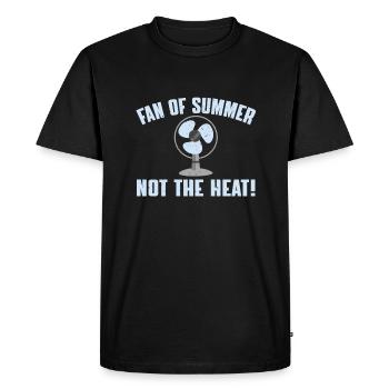 Retro Ferry Clothing Container Ship - Men's Premium Organic T-Shirt - black - Front - Nico (187cm)