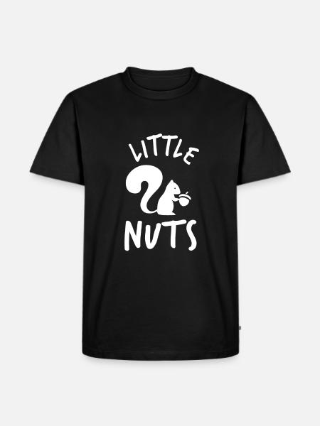 Squirrel Little Nuts - Men's Premium Organic T-Shirt - black