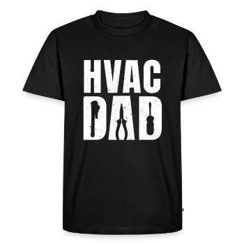 Hlk Père Hlc Technicien Hommes - T-shirt Premium bio Homme - noir - Devant - Nico (187cm)