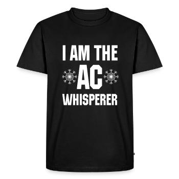 Drôle Hlk-tech-ac-whisperer - T-shirt Premium bio Homme - noir - Devant - Nico (187cm)
