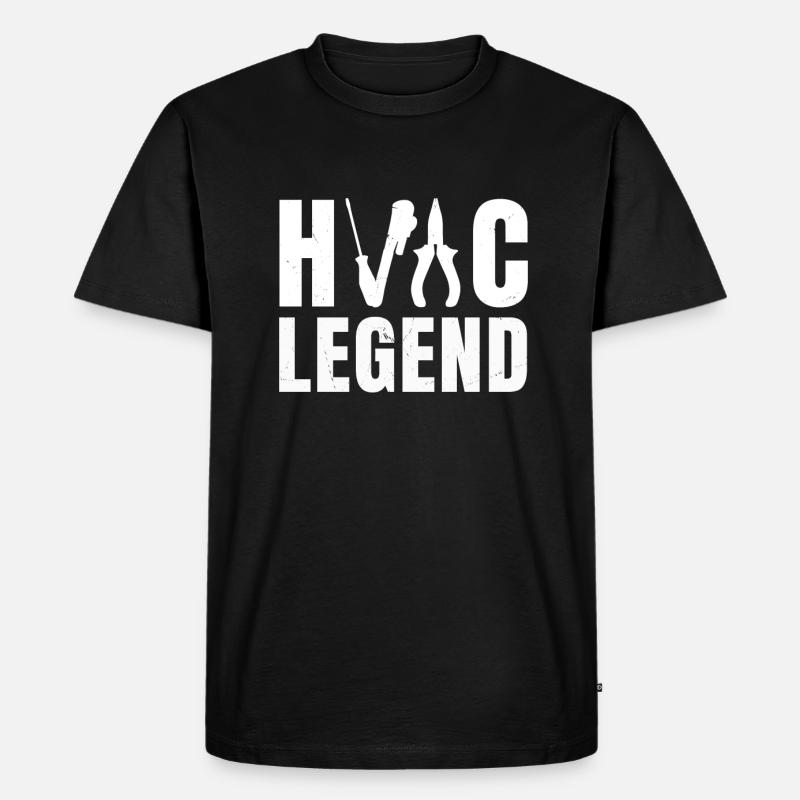 Hlk-legende - Männer Premium Bio T-Shirt - Schwarz