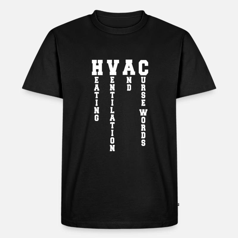 Lustiges Hlk-techniker-design - Männer Premium Bio T-Shirt - Schwarz