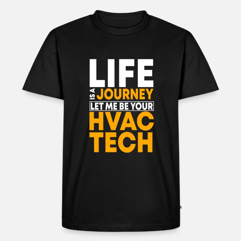 Hlk-techniker - Männer Premium Bio T-Shirt - Schwarz