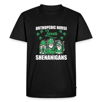 Retro Ferry Vêtements Porte-conteneurs - T-shirt Premium bio Homme - noir - Devant - Nico (187cm)