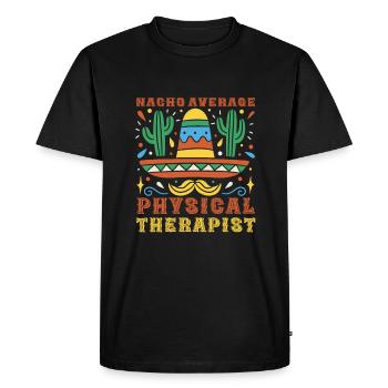 Drôle de physiothérapeute Costume Cinco De Mayo - T-shirt Premium bio Homme - noir - Devant - Nico (187cm)
