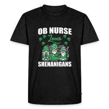 Retro Ferry Vêtements Porte-conteneurs - T-shirt Premium bio Homme - noir - Devant - Nico (187cm)