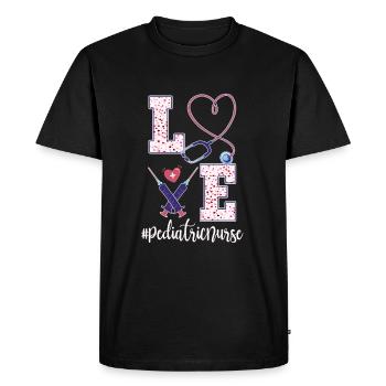 Pediatrics Nurse Design - Men's Premium Organic T-Shirt - black - Front - Nico (187cm)
