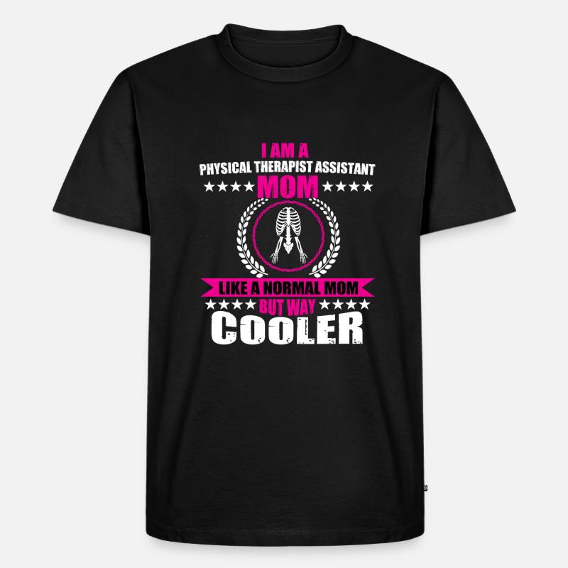 Physiotherapeutin Assistentin Mutter - Männer Premium Bio T-Shirt - Schwarz