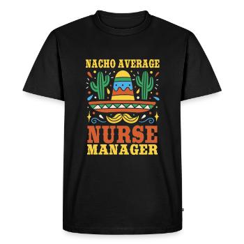 Nursing service management Mexican Cinco de Mayo - Men's Premium Organic T-Shirt - black - Front - Nico (187cm)