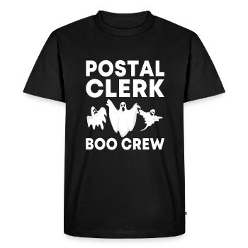 Costume d’Halloween du postier - T-shirt Premium bio Homme - noir - Devant - Nico (187cm)