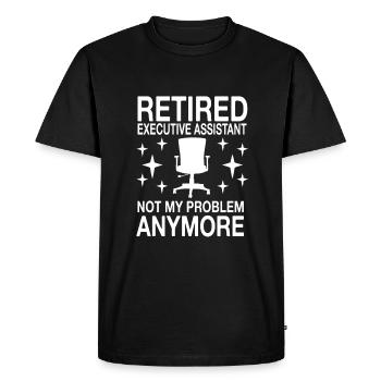 Retraite de l’équipe d’adjointe exécutive à la retraite - T-shirt Premium bio Homme - noir - Devant - Nico (187cm)