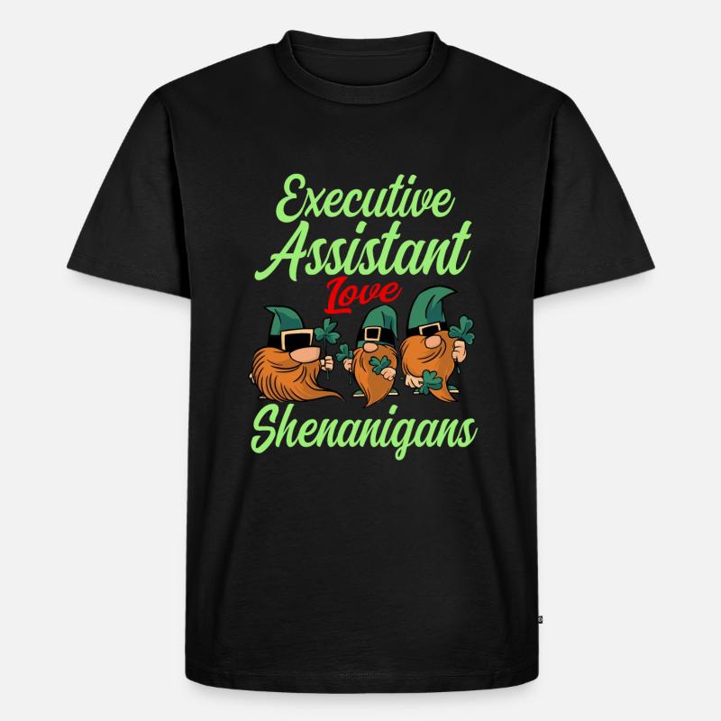 Adjointe exécutive de la Saint-Patrick - T-shirt Premium bio Homme - noir