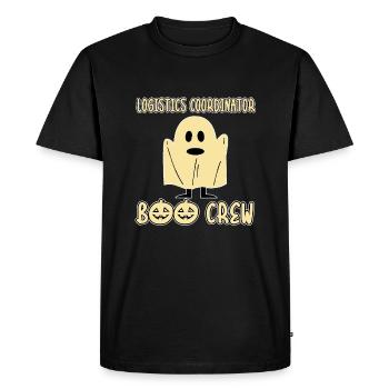 Logistics coordinator Boo Crew Creepy Halloween - Men's Premium Organic T-Shirt - black - Front - Nico (187cm)