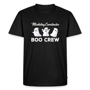 Coordonnatrice marketing Boo Crew Costume d’Halloween - T-shirt Premium bio Homme - noir - Devant - Nico (187cm)