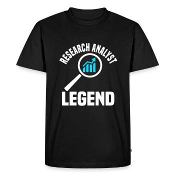 Grande tenue de légende pour - T-shirt Premium bio Homme - noir - Devant - Nico (187cm)