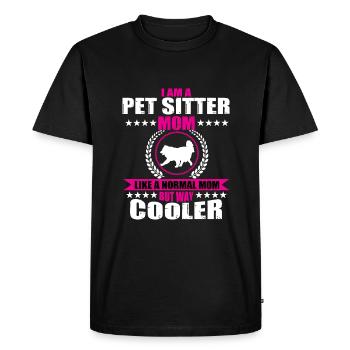Pet sitter mothers and wives - Men's Premium Organic T-Shirt - black - Front - Nico (187cm)