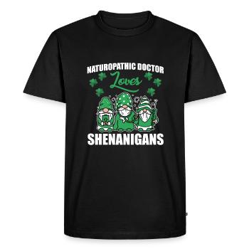 Naturopathie Médecins Costume de la Saint-Patrick - T-shirt Premium bio Homme - noir - Devant - Nico (187cm)
