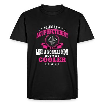 Acupuncteur Maman Acupuncture Femmes - T-shirt Premium bio Homme - noir - Devant - Nico (187cm)