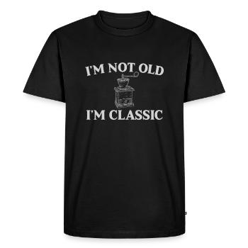 Classic Hand Grinder Coffee Coffee Grinder - Men's Premium Organic T-Shirt - black - Front - Nico (187cm)