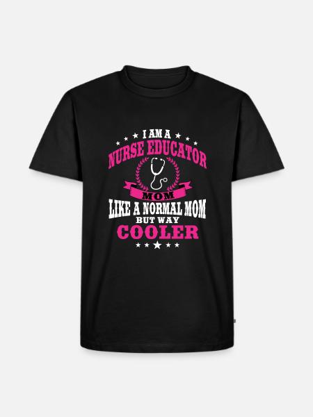 Nurse Instructor Mom Nursing - Men's Premium Organic T-Shirt - black