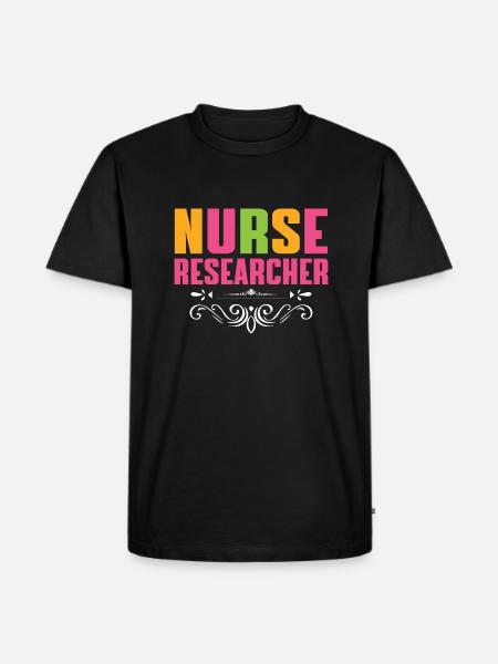 Nursing Researcher Outfit Nursing Research - Men's Premium Organic T-Shirt - black