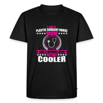 Plastic Surgery Nurse Mom - Men's Premium Organic T-Shirt - black - Front - Nico (187cm)