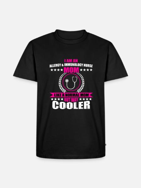 Sjov allergi & immunologi sygeplejerske - Herre Premium økologisk T-shirt - sort