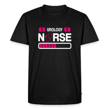 Funny Urology Nurse Nephrology - Men's Premium Organic T-Shirt - black - Front - Nico (187cm)