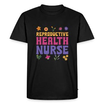 Reproductive Health Nurse - Men's Premium Organic T-Shirt - black - Front - Nico (187cm)