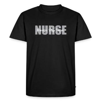 Forensic Psychiatric Nurse Practitioner - Men's Premium Organic T-Shirt - black - Front - Nico (187cm)