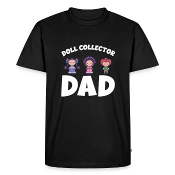Collectionneur de poupées Daddy Doll Collection - T-shirt Premium bio Homme - noir - Devant - Nico (187cm)
