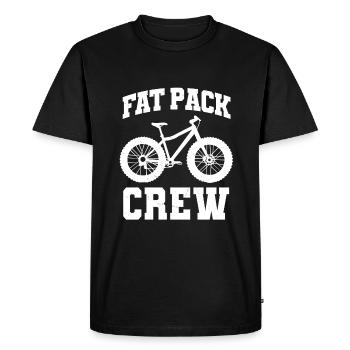Fat Pack Crew Outfit Fat Bike - Men's Premium Organic T-Shirt - black - Front - Nico (187cm)