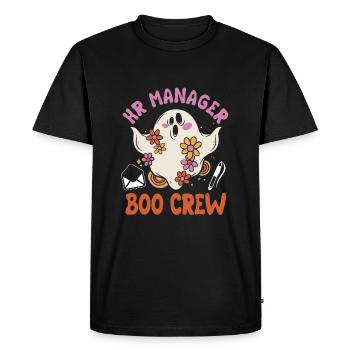 Responsable RH effrayant Boo Crew Costume d’Halloween - T-shirt Premium bio Homme - noir - Devant - Nico (187cm)
