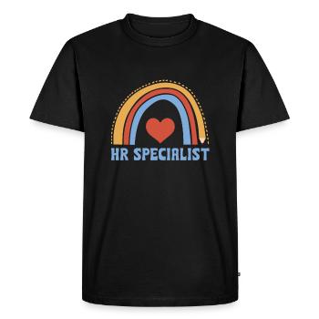 Mignon spécialiste RH Boho Rainbow Design - T-shirt Premium bio Homme - noir - Devant - Nico (187cm)