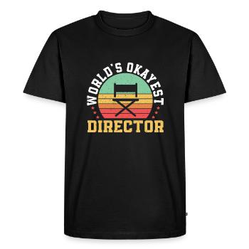 Le plus beau réalisateur du monde - T-shirt Premium bio Homme - noir - Devant - Nico (187cm)