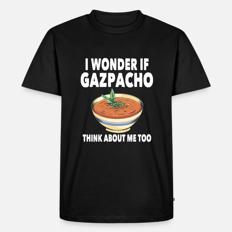 Gazpacho Design - Männer Premium Bio T-Shirt - Schwarz