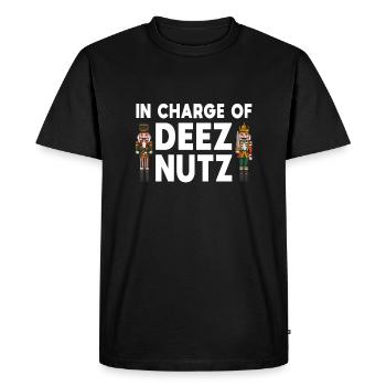 Casse-Noisette – En charge des noix de Deez - T-shirt Premium bio Homme - noir - Devant - Nico (187cm)