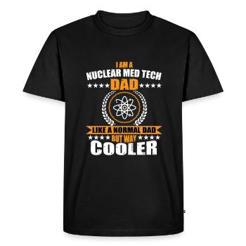 Nuclear Medicine Technologist Dad - Men's Premium Organic T-Shirt - black - Front - Nico (187cm)
