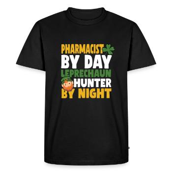 Apothicaire Fête de la Saint-Paddy - T-shirt Premium bio Homme - noir - Devant - Nico (187cm)