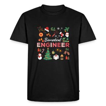 studenChristmas gift for biomedical engineers - Men's Premium Organic T-Shirt - black - Front - Nico (187cm)