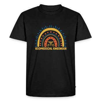 Biomedical Engineer Boho Rain Bog - Men's Premium Organic T-Shirt - black - Front - Nico (187cm)