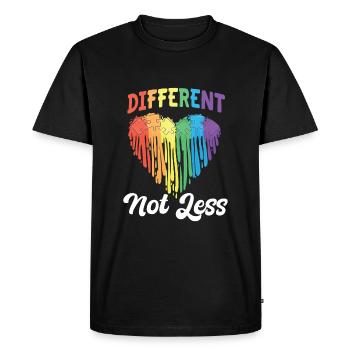 Autism awareness shirt - Men's Premium Organic T-Shirt - black - Front - Nico (187cm)