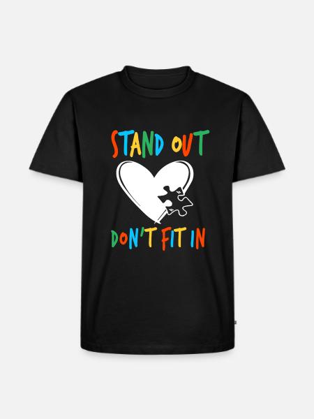 Autism Shirt - Men's Premium Organic T-Shirt - black