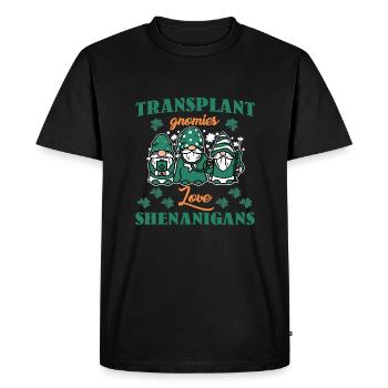 Organ Transplant Costume for St. Patrick's Day - Men's Premium Organic T-Shirt - black - Front - Nico (187cm)