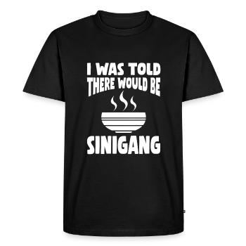 Drôle philippin Sinigang Design - T-shirt Premium bio Homme - noir - Devant - Nico (187cm)