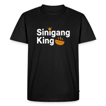 Reine Sinigang - T-shirt Premium bio Homme - noir - Devant - Nico (187cm)