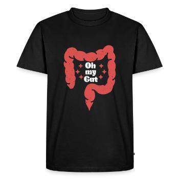Endoscopic Endoscopy – Oh My Good - Men's Premium Organic T-Shirt - black - Front - Nico (187cm)