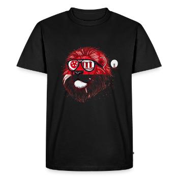Singapore Skyline Love Singapore Tourist Lion City - Men's Premium Organic T-Shirt - black - Front - Nico (187cm)