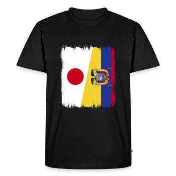 Équateur Quito Guayaquil Équatorien - T-shirt Premium bio Homme - noir - Devant - Nico (187cm)
